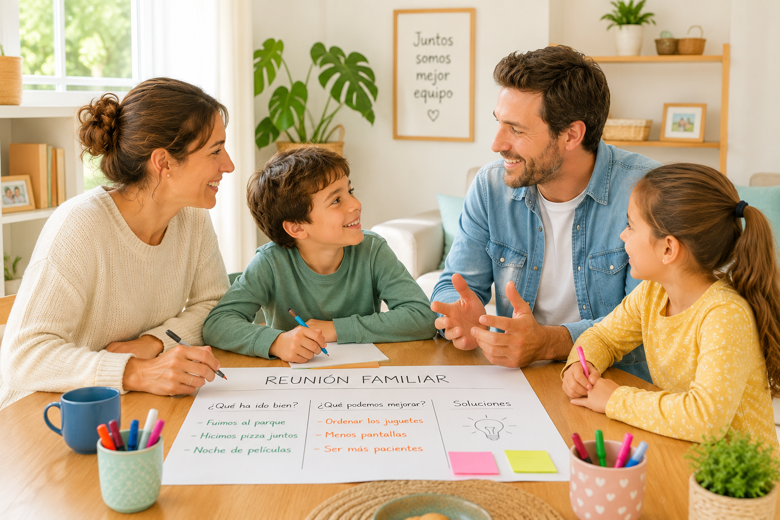 La herramienta familiar que reduce conflictos y enseña a tus hijos a resolver problemas para toda la vida