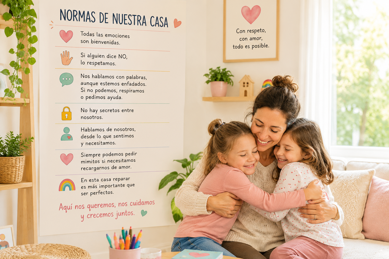 “Las normas más importantes de nuestra casa no tienen que ver con obedecer”