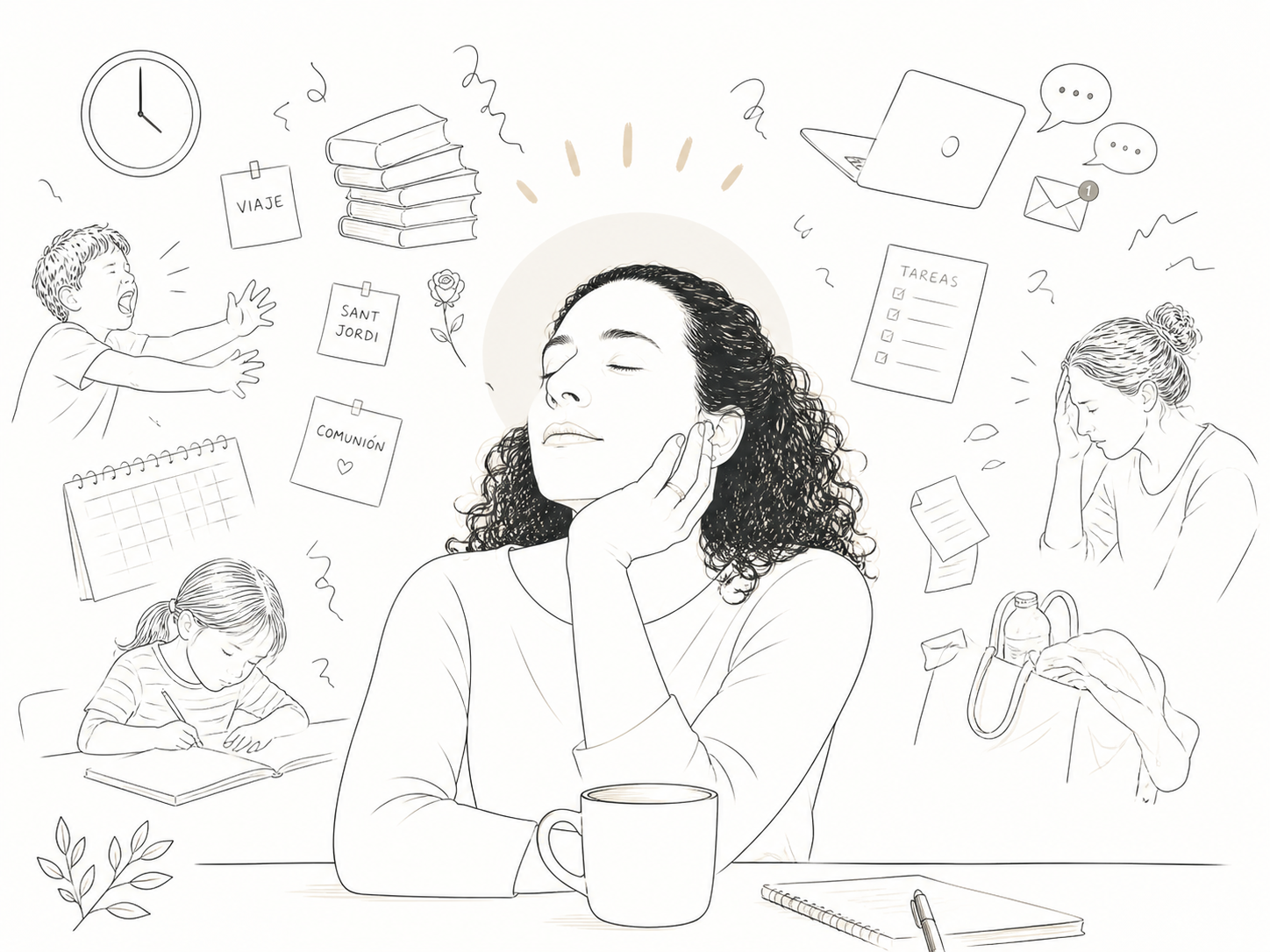 Cuando tu cuerpo dice basta: 5 claves para gestionar el estrés sin desbordarte (guía para padres)