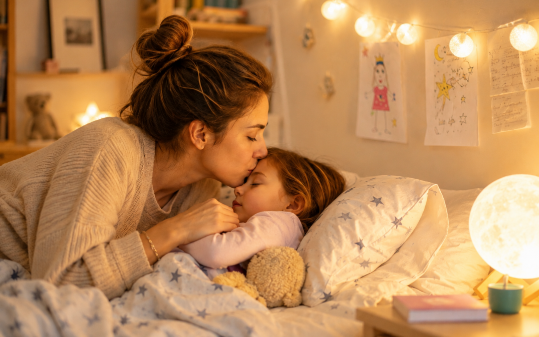 La rutina de noche que ayuda a nuestros hijos a dormir mejor (y a ordenar su mundo emocional)