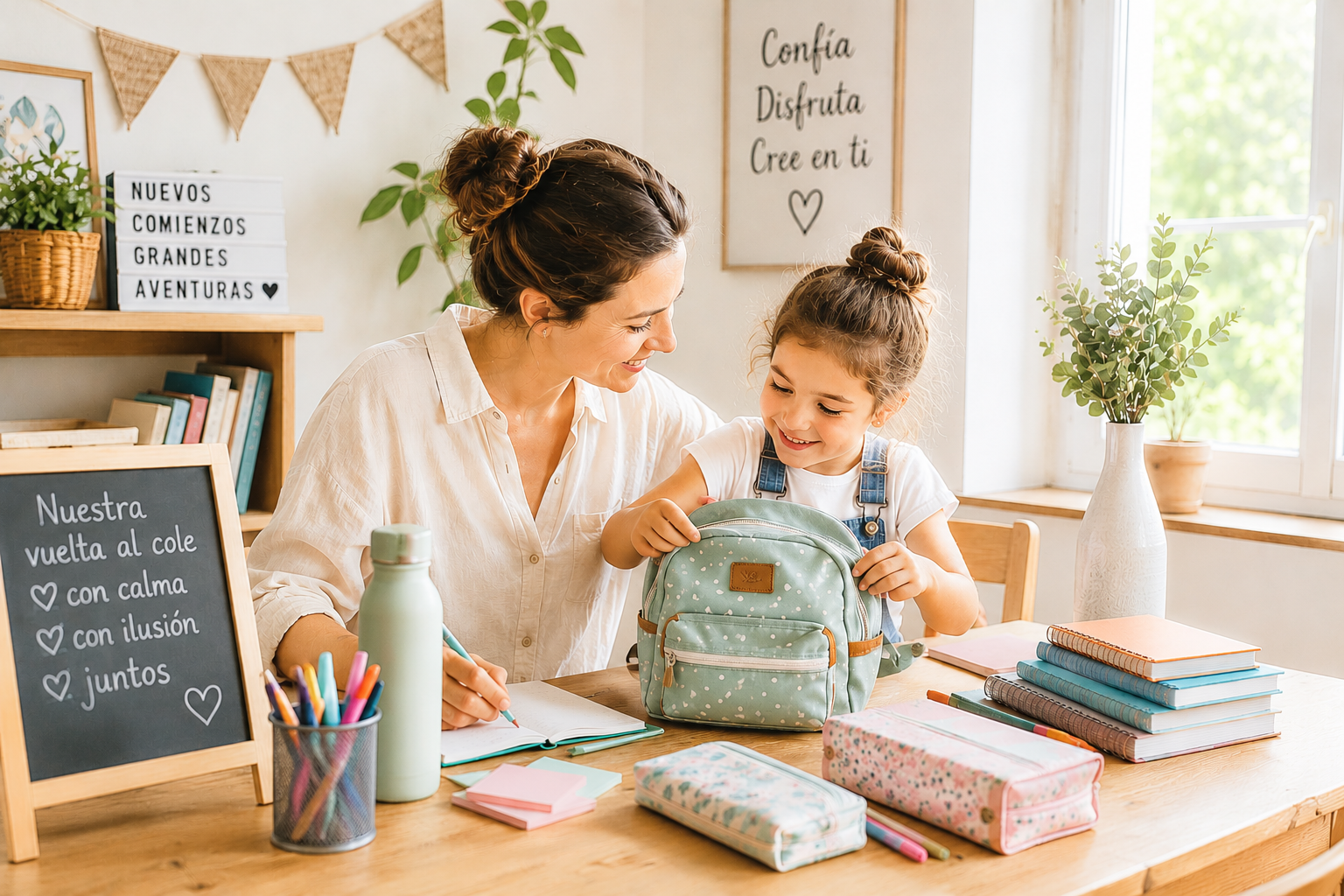 Cómo preparar a tu hijo para la vuelta al colegio con ilusión, seguridad y calma